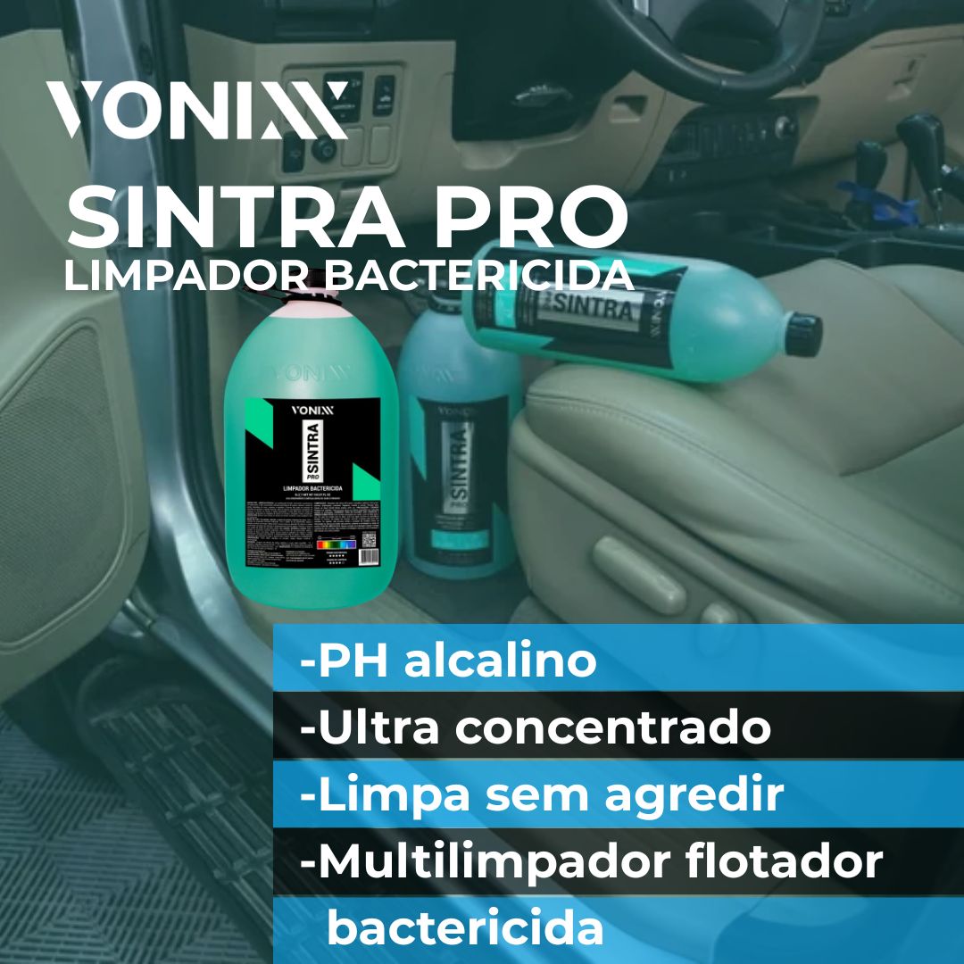 Sintra Pro – Limpeza Iinterna de Veículos - Vonixx Limpador Bactericida - Imagem 5